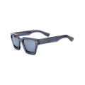 Neue handgefertigte polierte Full Rand Rechteck Acetat Frames Unisex Sonnenbrille